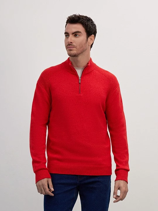 Джемпер с воротником на молнии 20line арт. IJM0048VY1