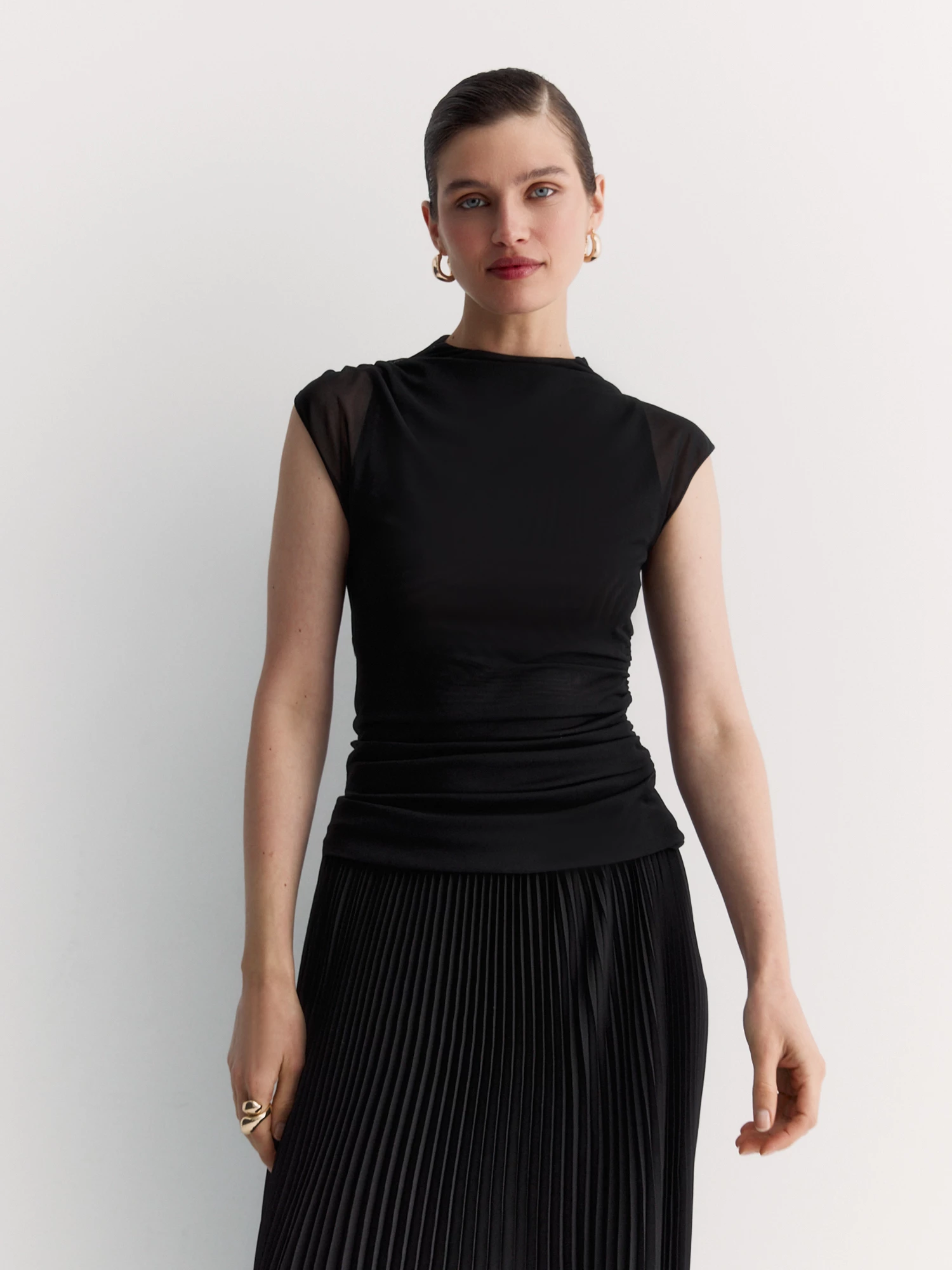 Воздушная блуза из сетки Elis арт. BL1821K