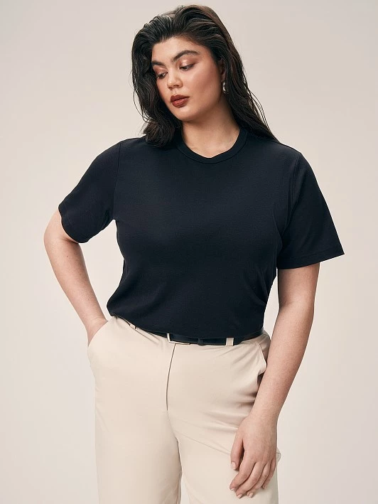 Базовая футболка с вышивкой Lalis арт. TS0084K