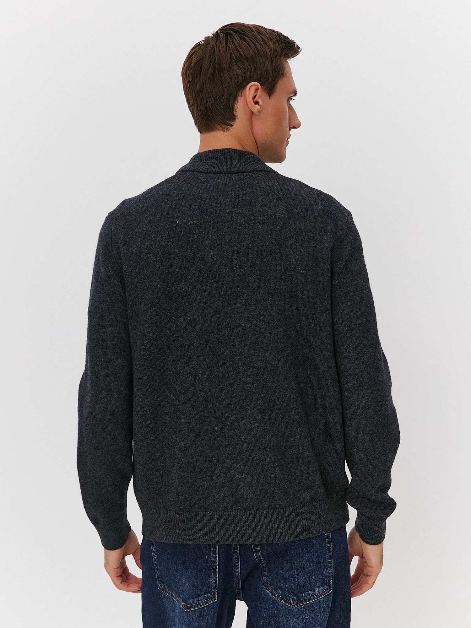 Вязаный шерстяной кардиган на молнии 20line арт. ICG0021V