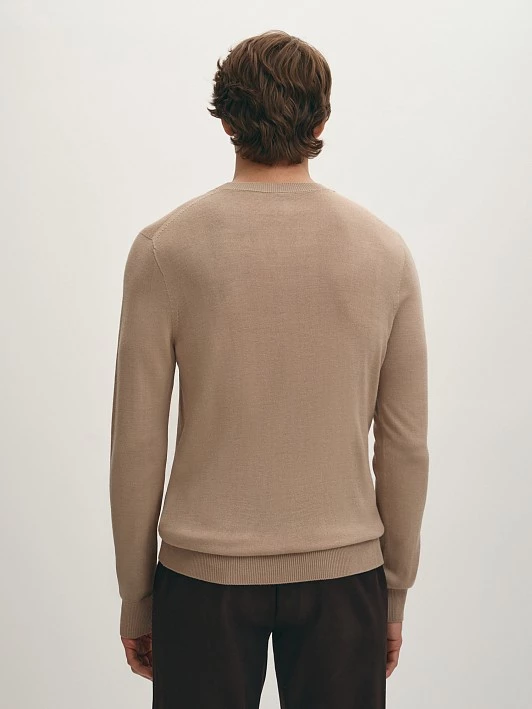 Тонкий вязаный джемпер из шерсти мериноса 20line арт. IJM0055V5