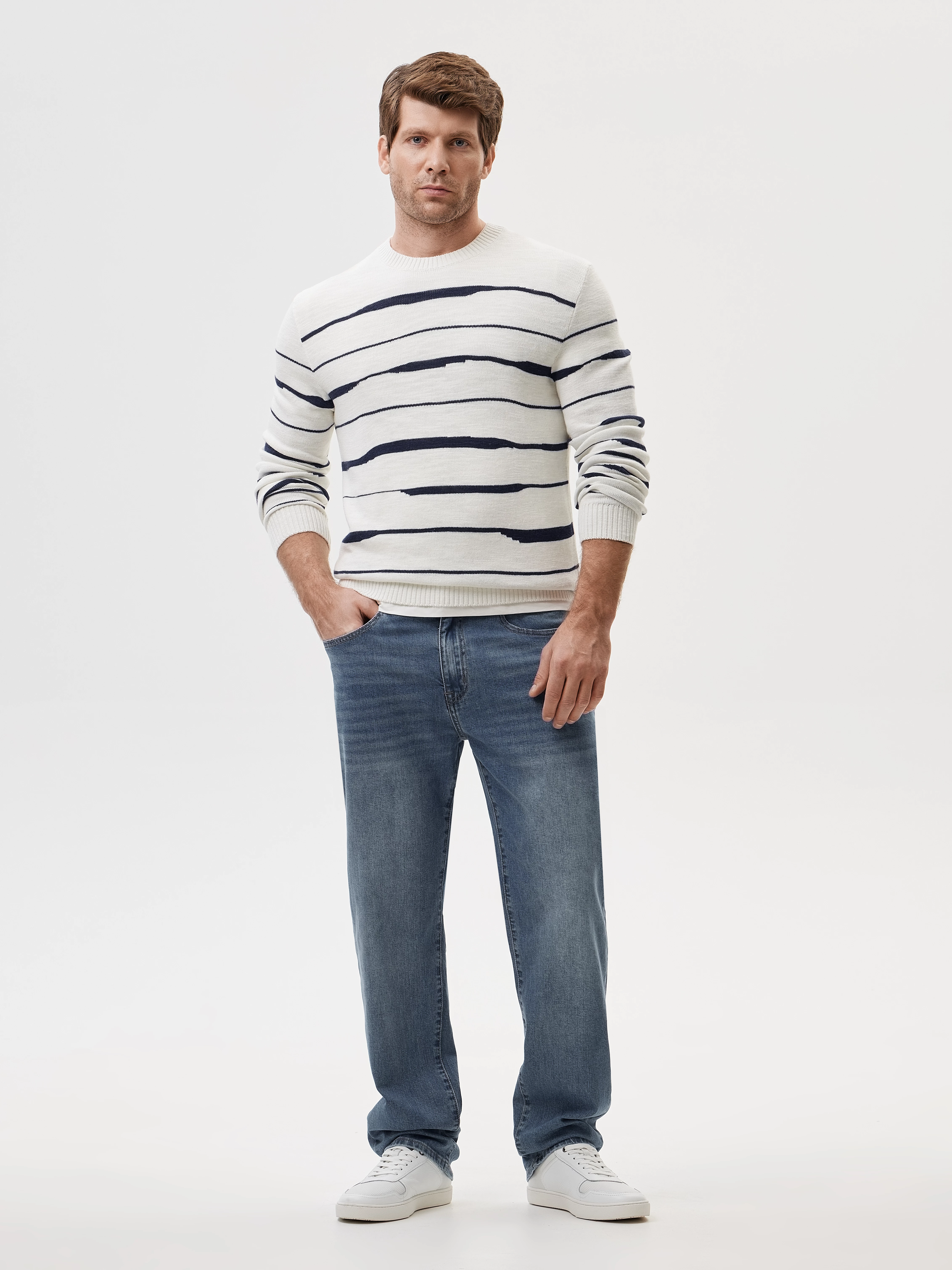 Джемпер из вязаного трикотажа 20line арт. IJM0060V