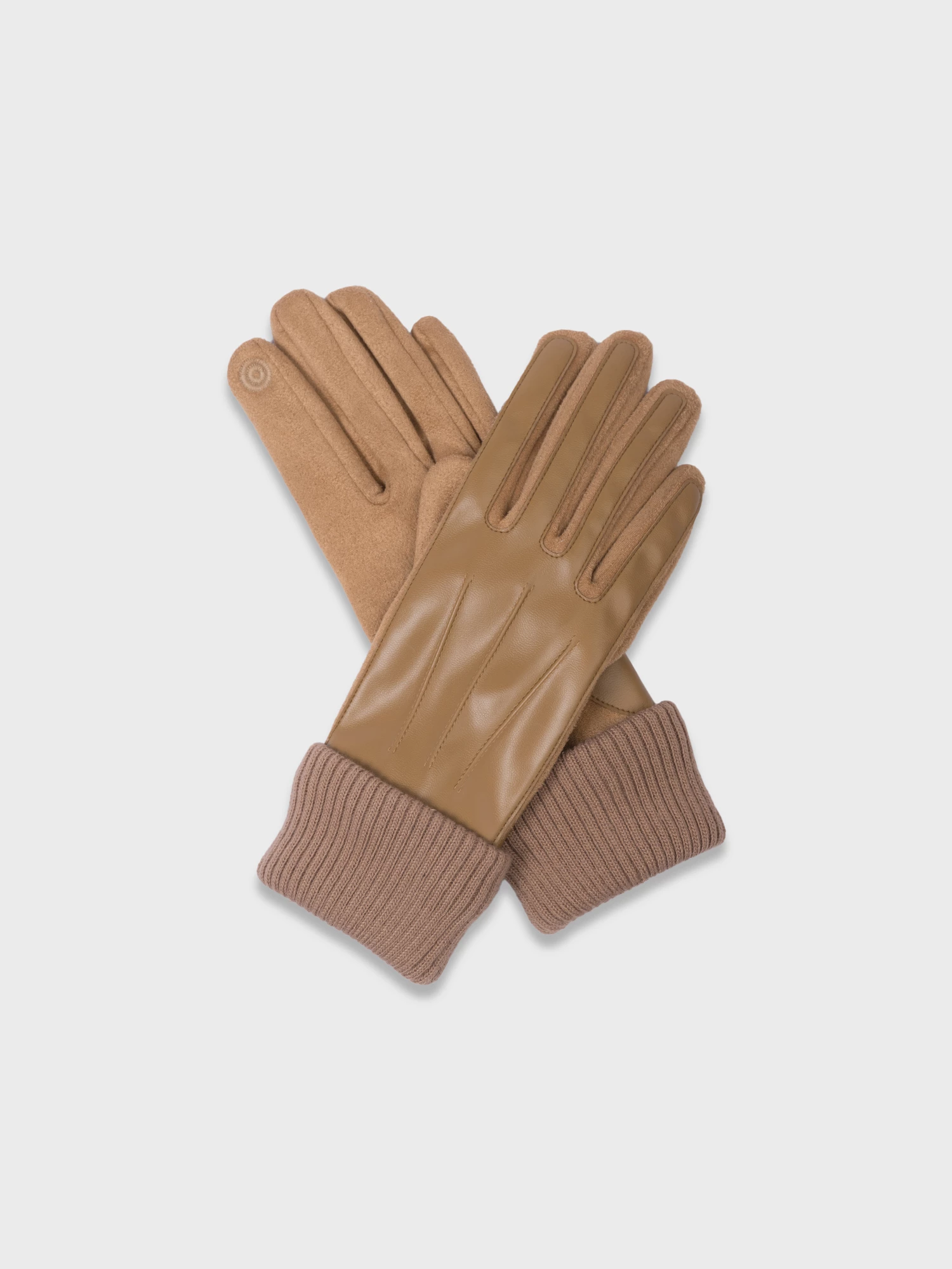 Демисесонные комбинированные перчатки Elis арт. GL0035