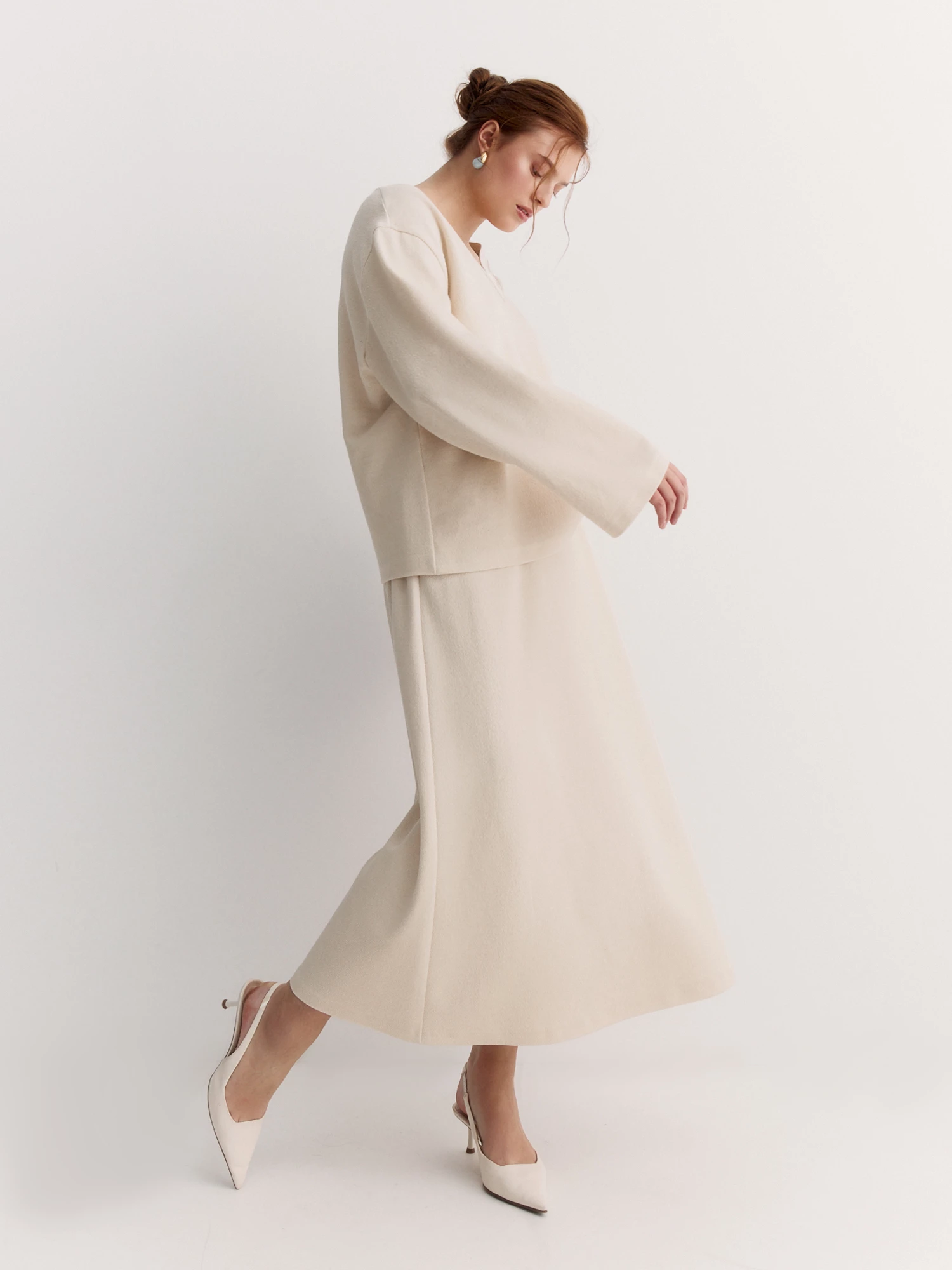 Юбка А-силуэта из мягкого трикотажа Lalis арт. SK0621K