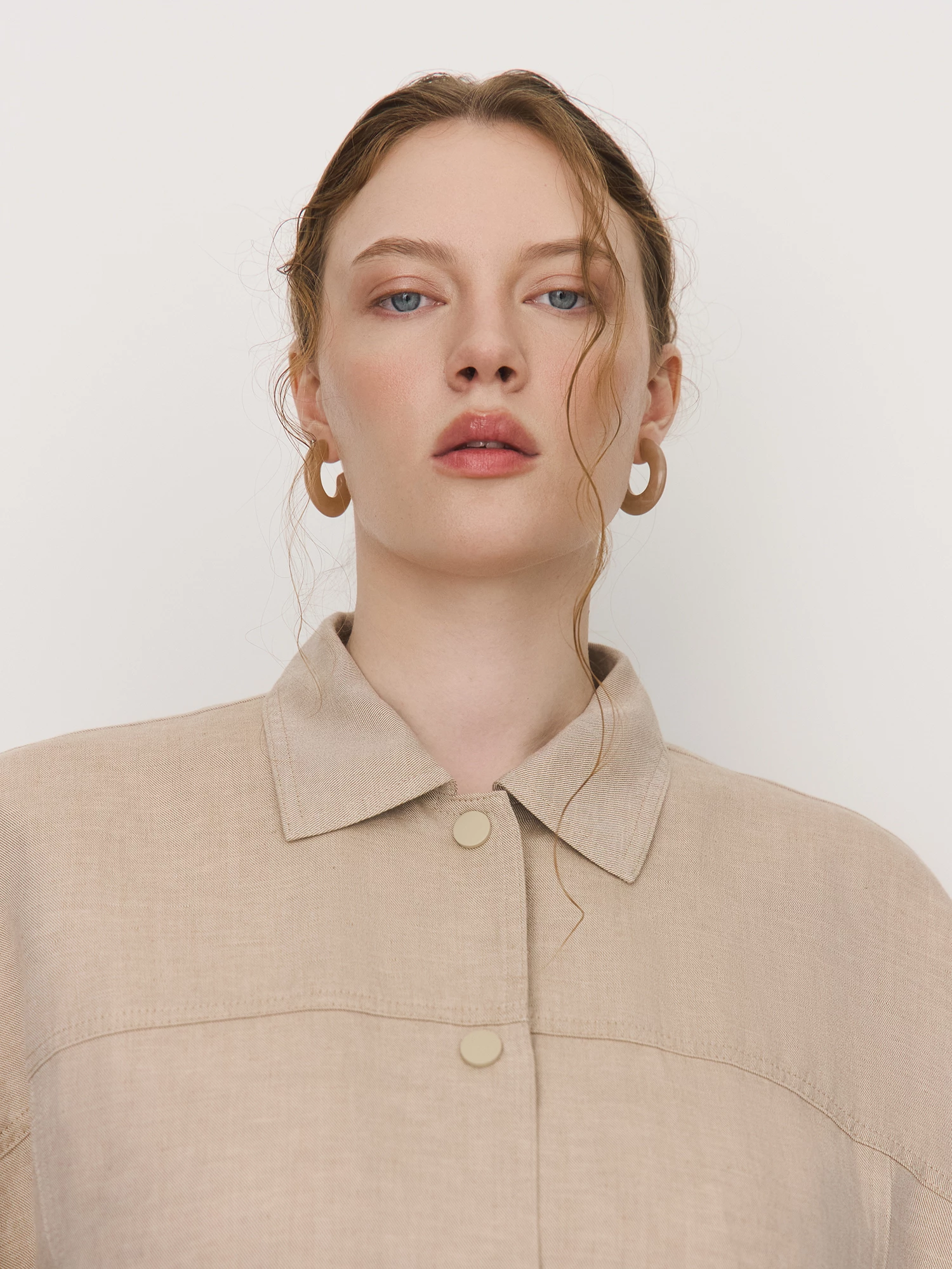 Легкая куртка изо льна и вискозы Lalis арт. KL0113