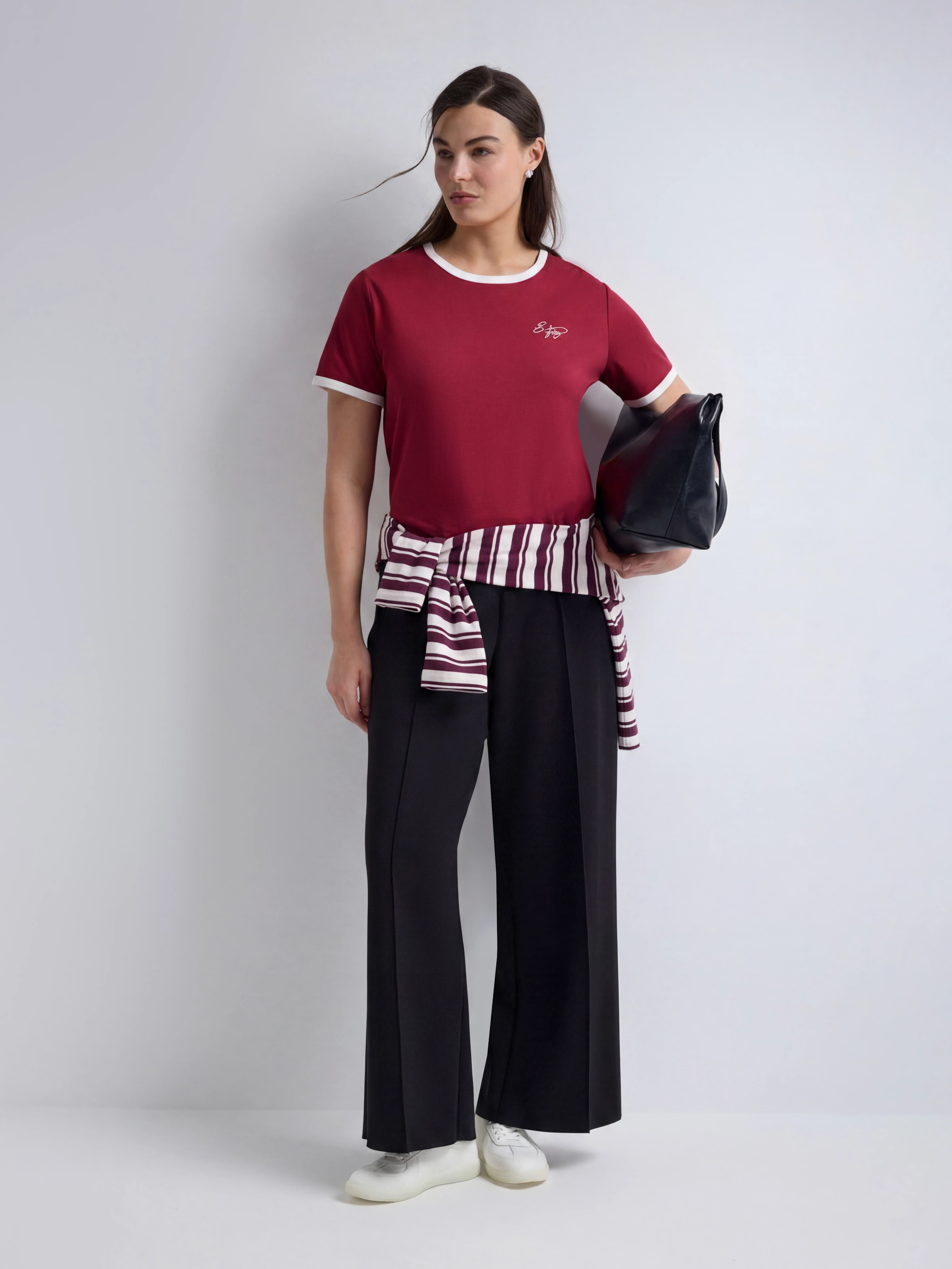 Футболка из 100% хлопка с кантом Lalis арт. TS0225KY1
