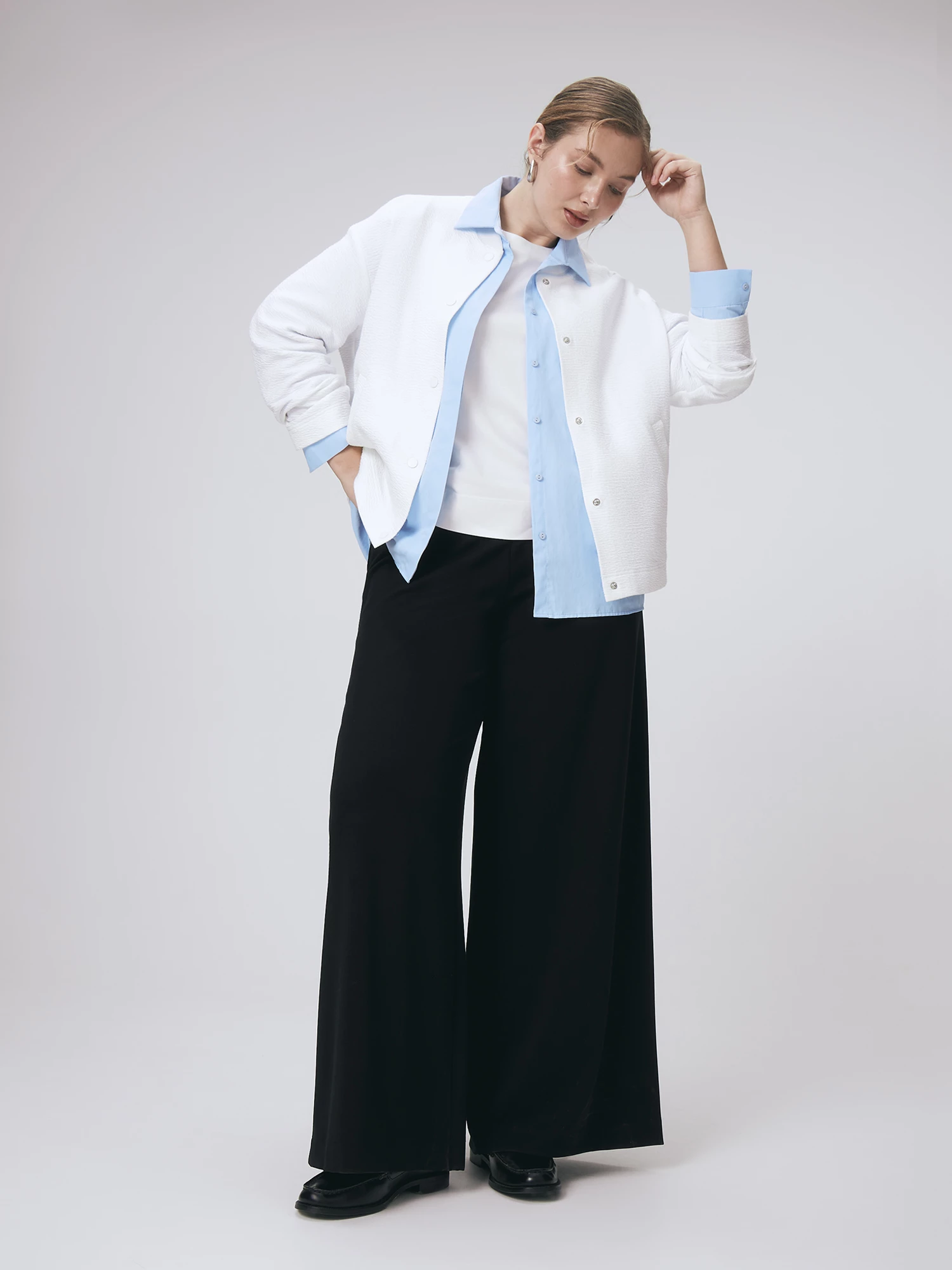 Трикотажные брюки палаццо Lalis арт. TR0541K