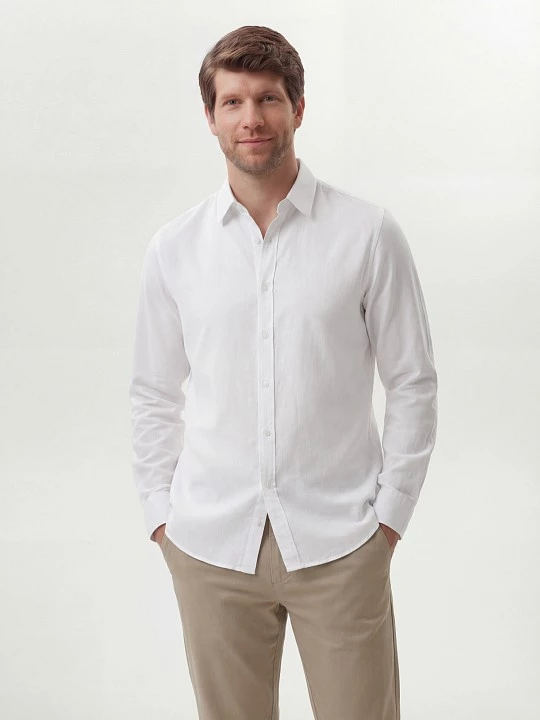 Приталенная рубашка из хлопковой ткани 20line арт. IRU0128Y1N