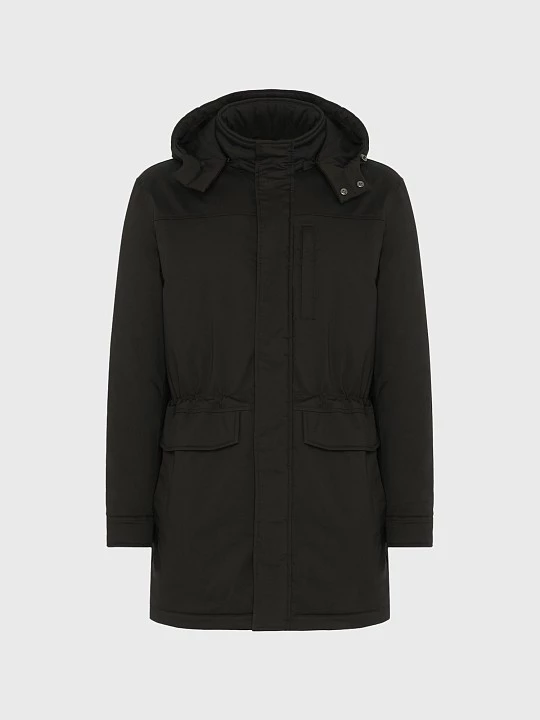 Короткий плащ с капюшоном, утепленный синтепоном 20line арт. IPL0009S