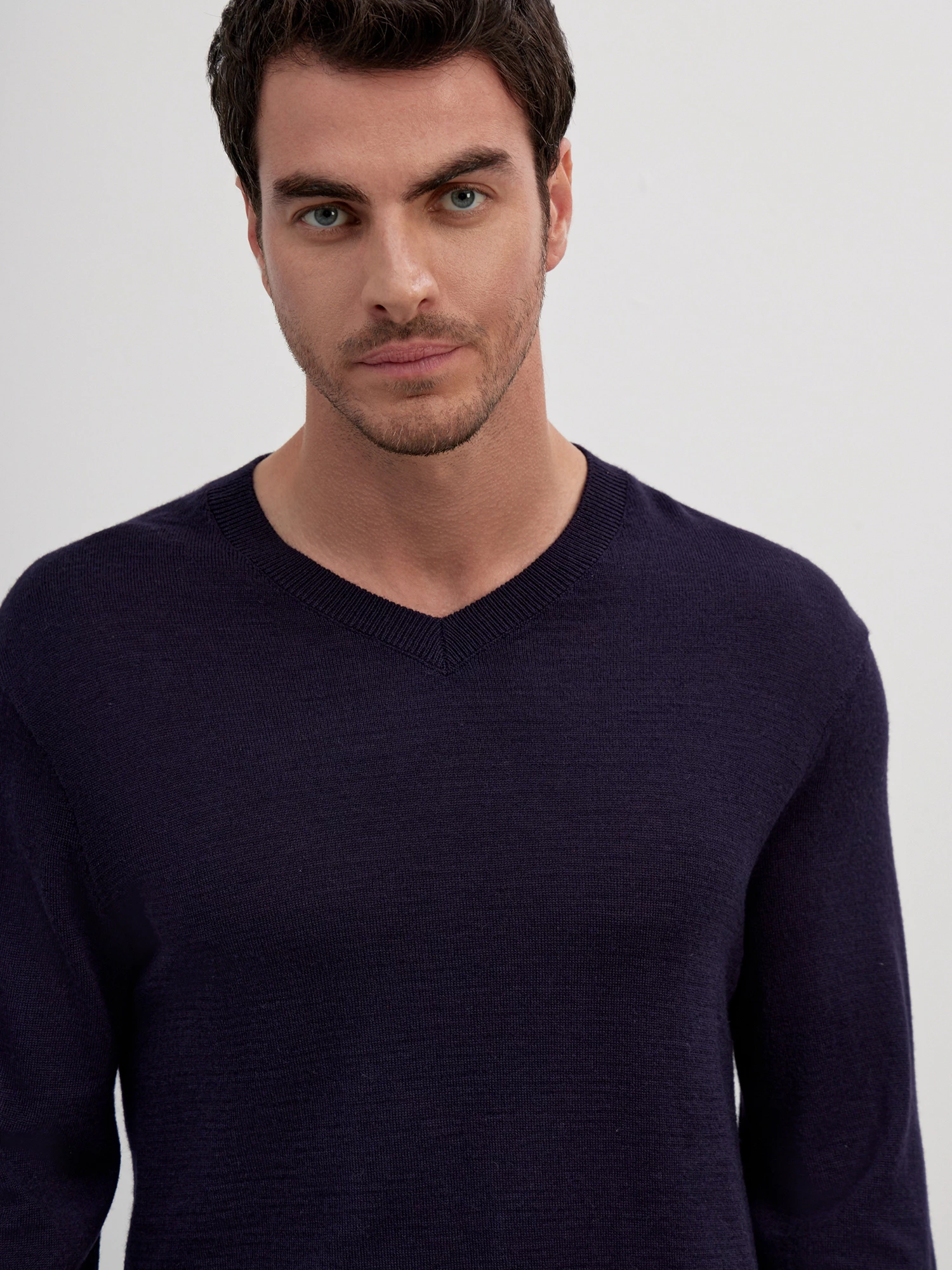 Вязаный джемпер из мягкой пряжи с добавлением шерсти мериноса 20line арт. IJM0052V