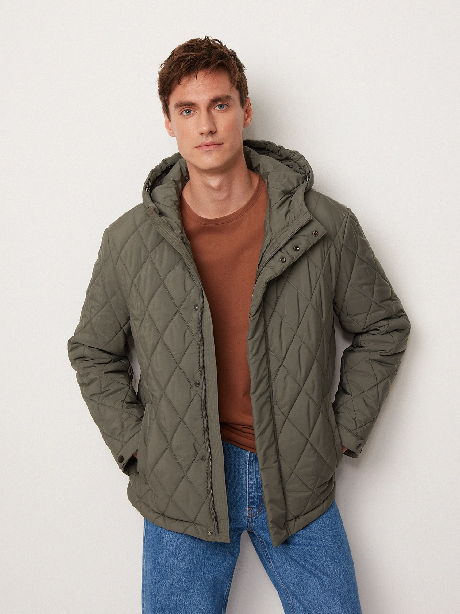 Куртка утепленная с капюшоном 20line арт. IKD0010S