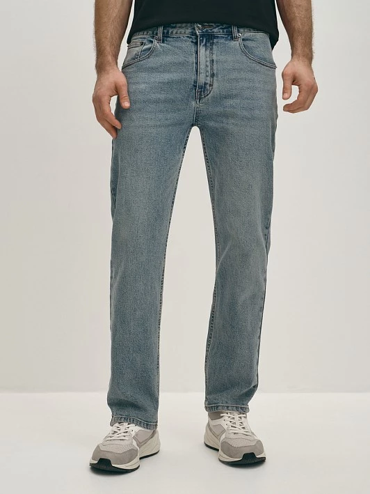 Джинсы 5 карманов прямого кроя из эластичного хлопкового денима 20line арт. IDJ0038Y1