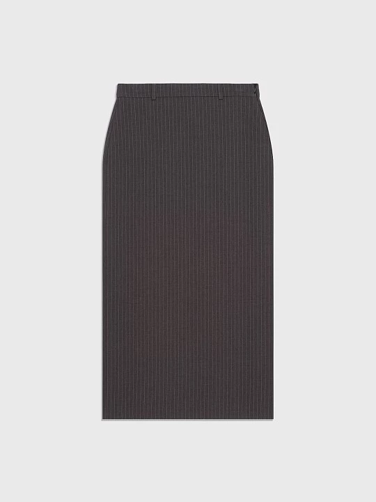 Юбка из вискозной костюмной ткани в полоску Elis арт. SK0564