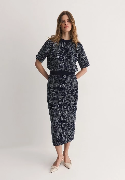 Вязаный джемпер с коротким рукавом Elis арт. JM0291V