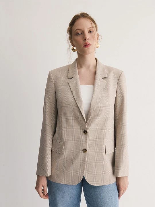 Светлый пиджак классического кроя Lalis арт. JC04876