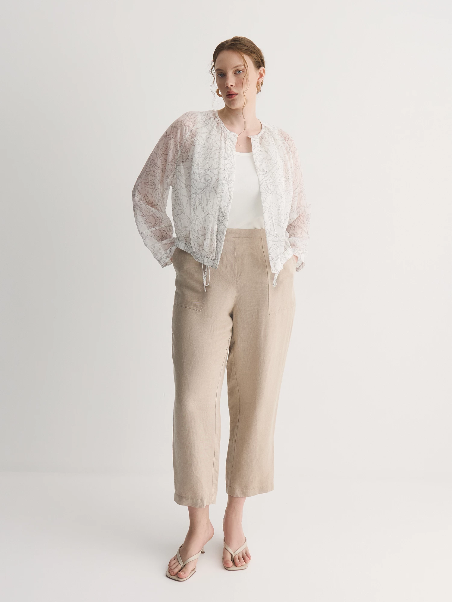 Блуза-бомбер из легкой ткани Lalis арт. BM00381P