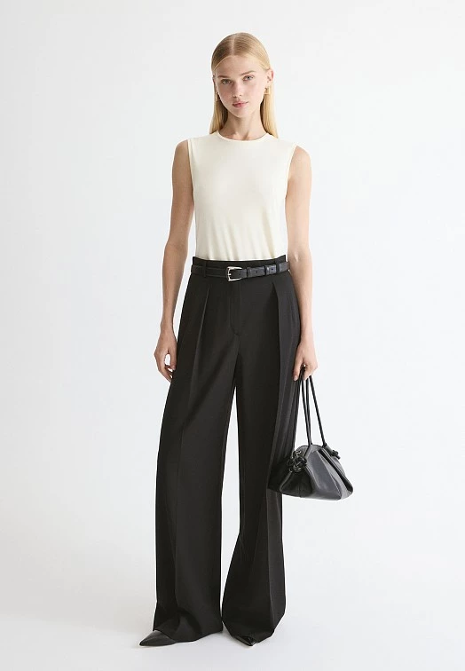 Брюки палаццо в классическом черном Elis арт. TR0576