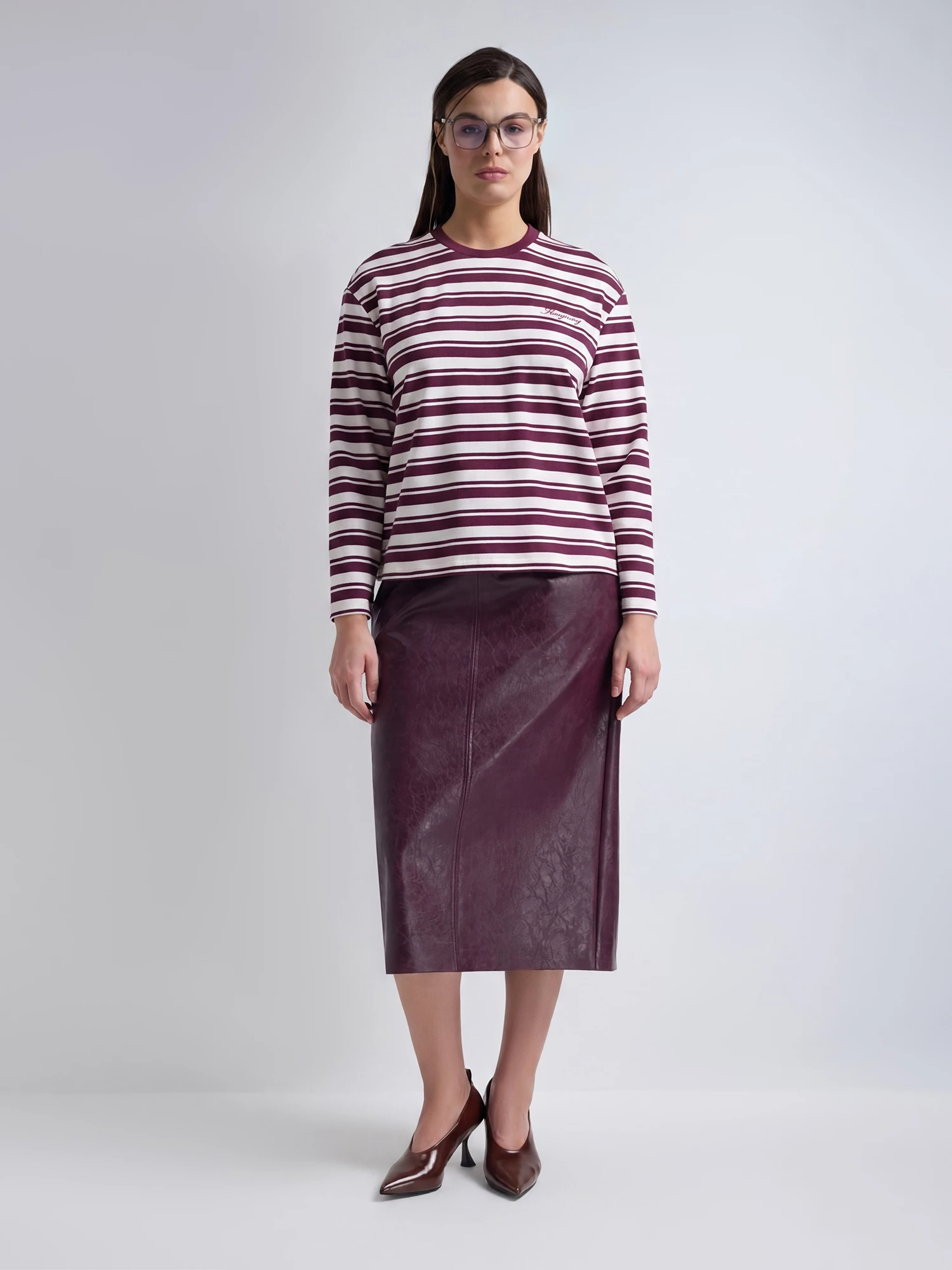 Лонгслив из хлопкового трикотажа Lalis арт. LS0041K
