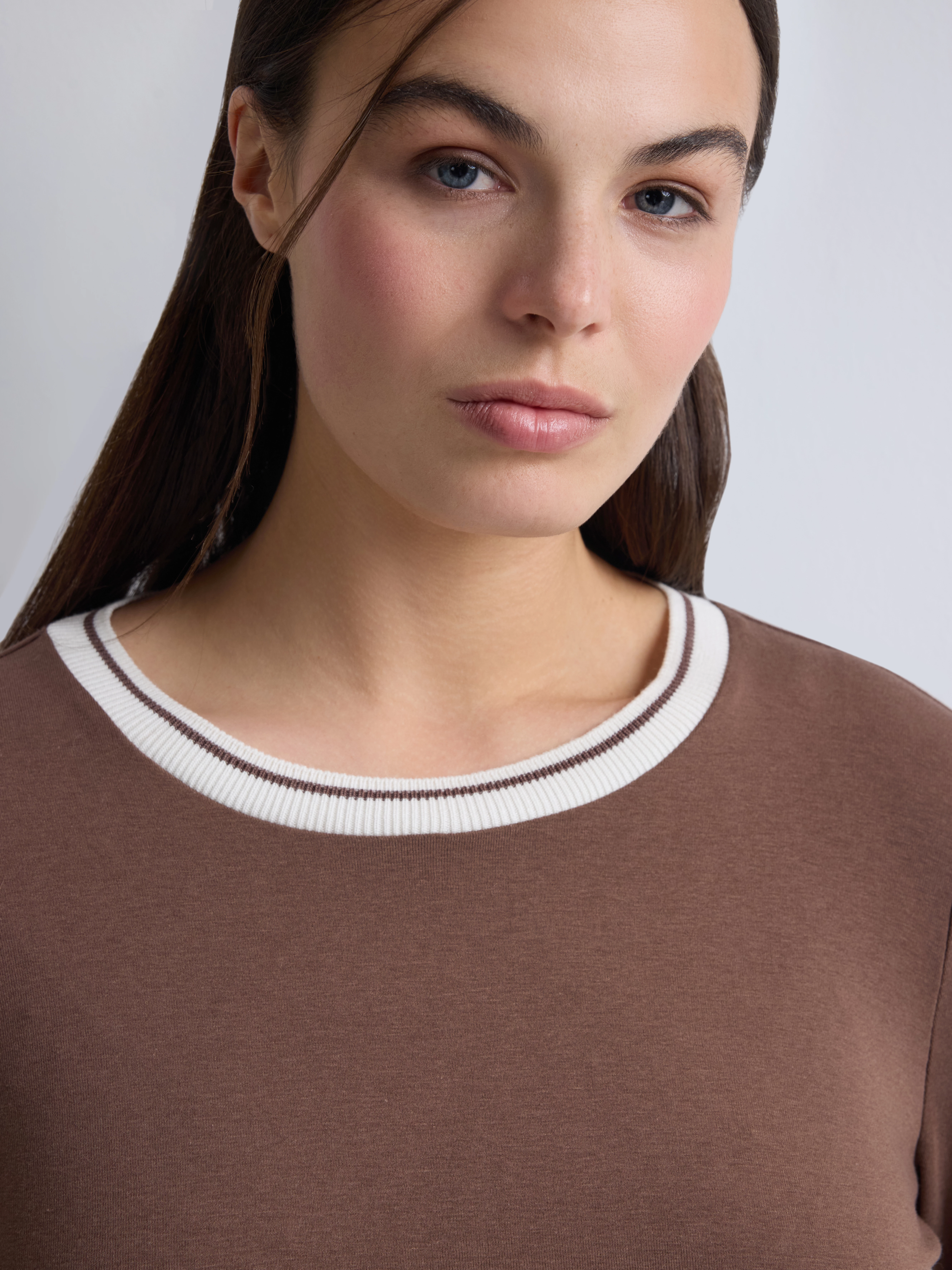 Трикотажный лонгслив с подвязом Lalis арт. LS0034K
