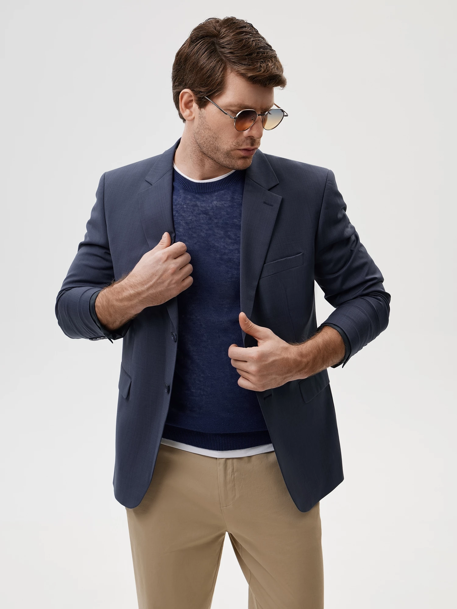 Пиджак из шерстяной костюмной ткани 20line арт. IJC0121Y1