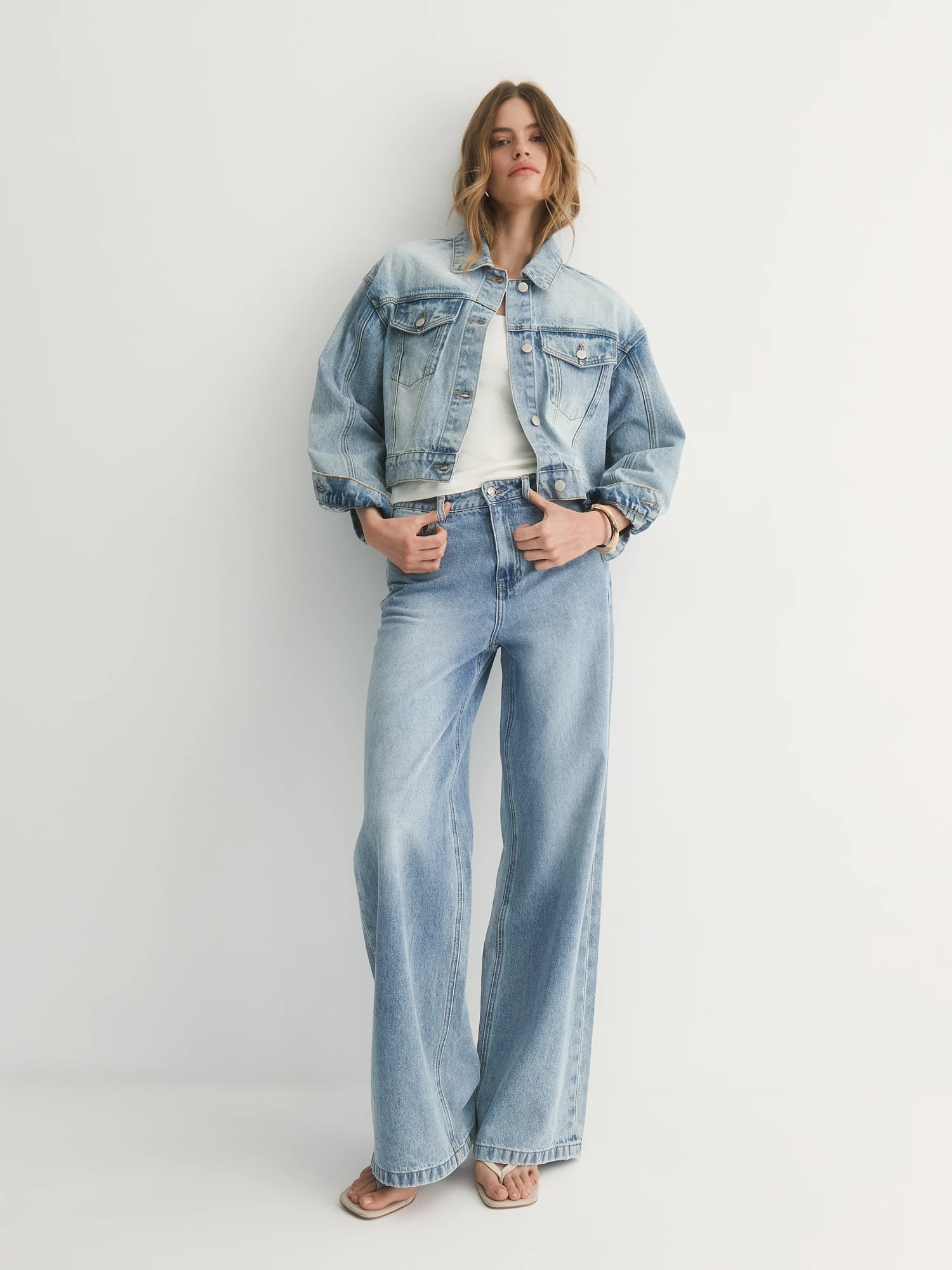 Куртка-джинсовка из голубого денима Elis арт. KL0024Y1