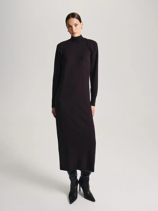 Вязаное платье с болеро из шерсти мериноса Elis арт. DR0805V