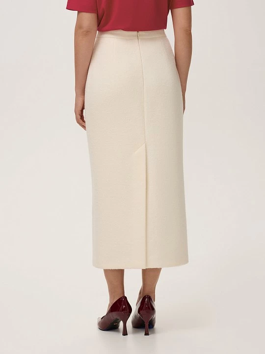 Прямая юбка из вареной шерсти Elis арт. SK0582