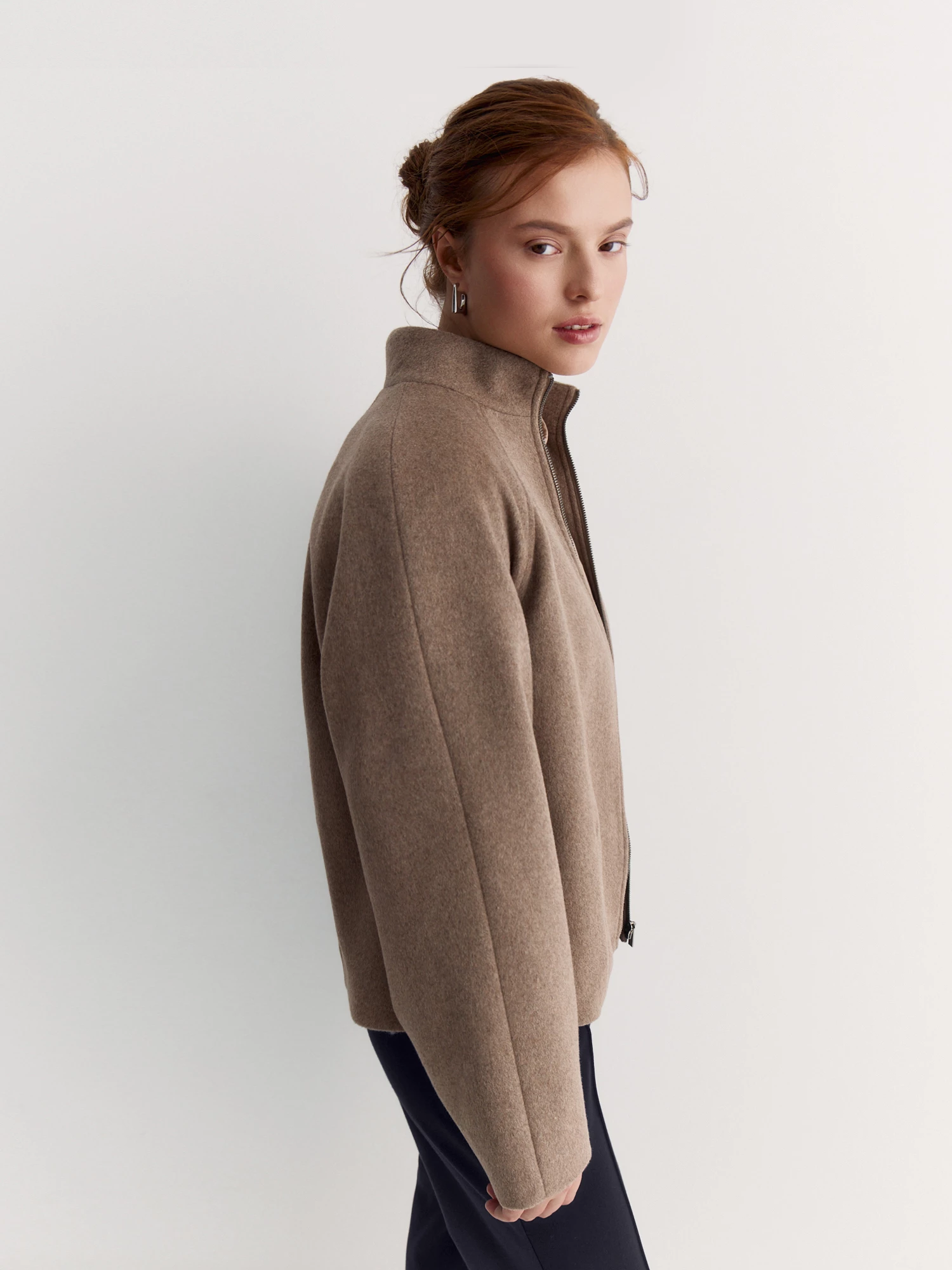 Теплая куртка из пальтовой ткани Lalis арт. KD0097