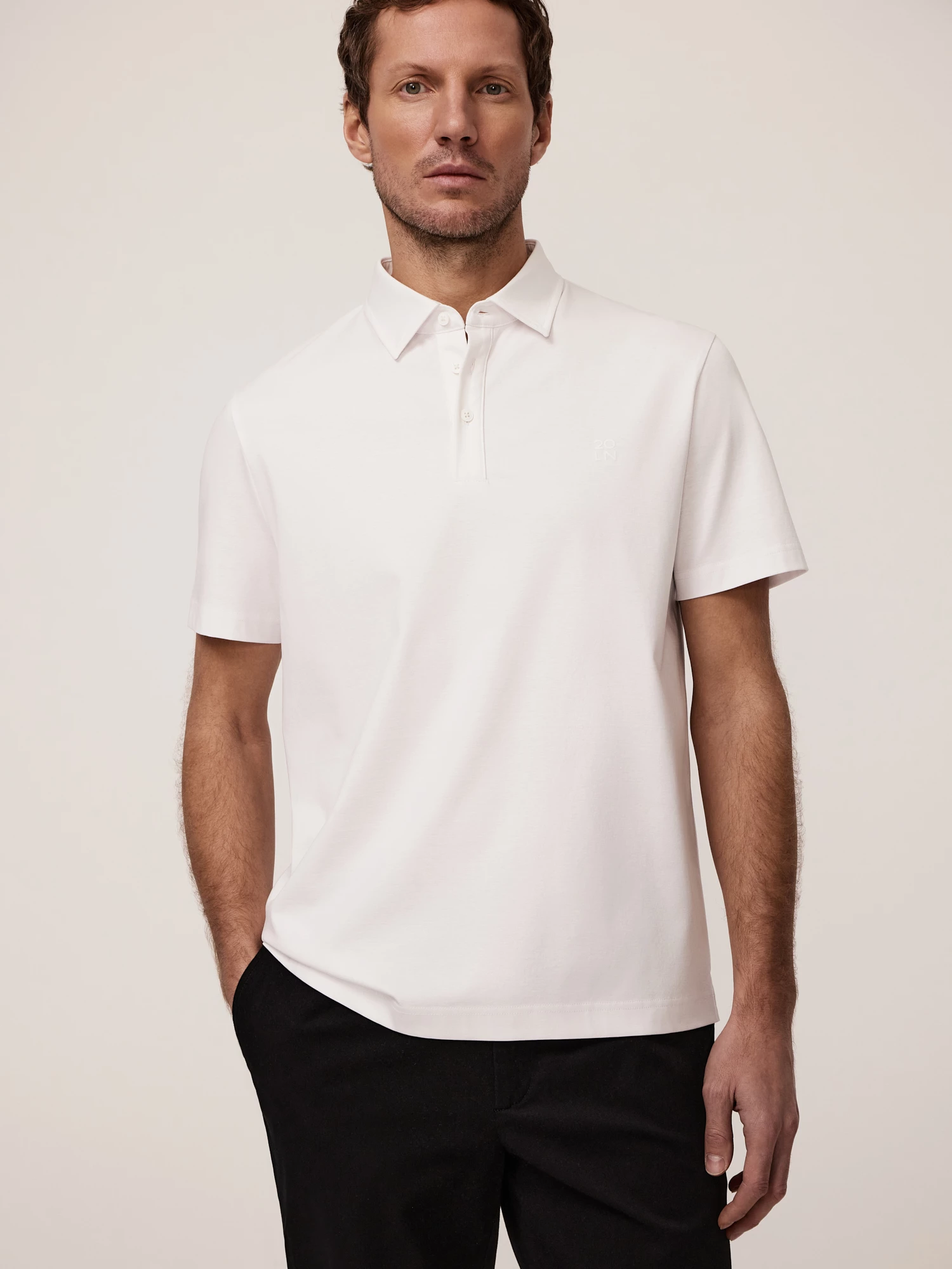 Поло из премиального мерсеризованного хлопка и шёлка 20line арт. IPO0074K6