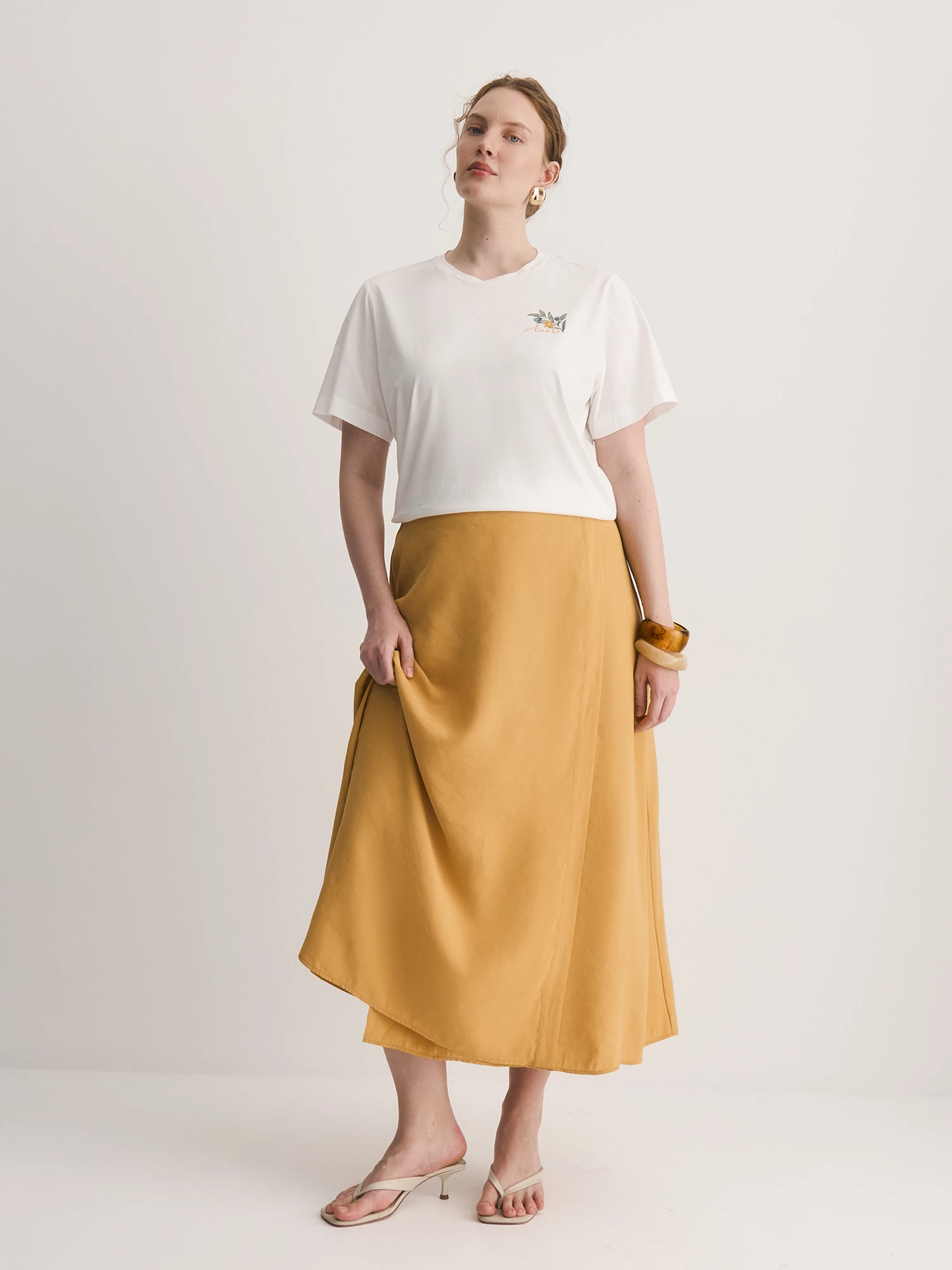 Футболка из хлопкового трикотажа с принтом Lalis арт. TS0125K5P