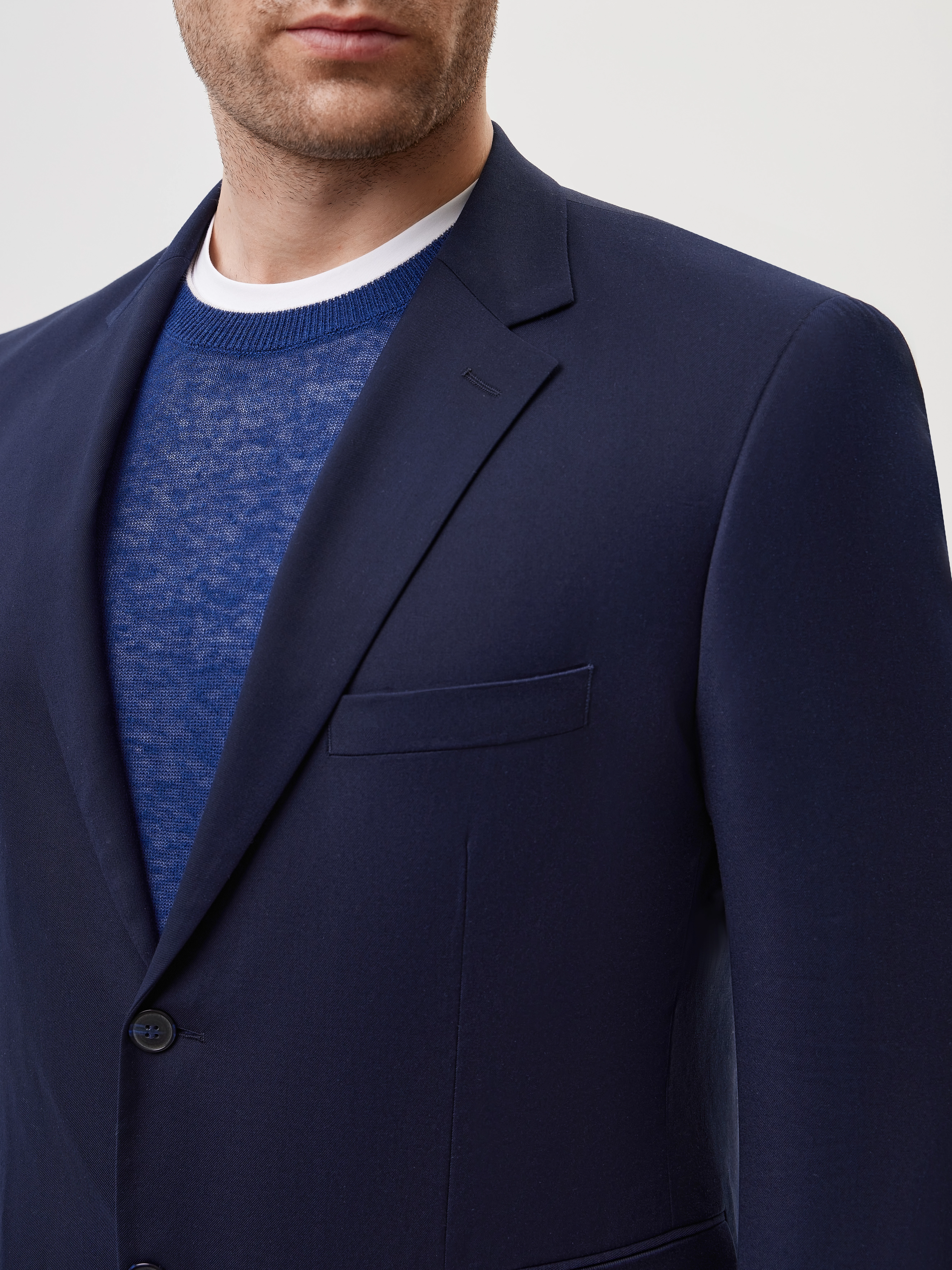 Приталенный пиджак из вискозной костюмной ткани 20line арт. IJC01085Y1N