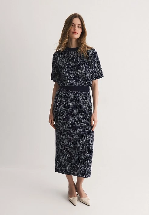 Вязаный джемпер с коротким рукавом Elis арт. JM0291V