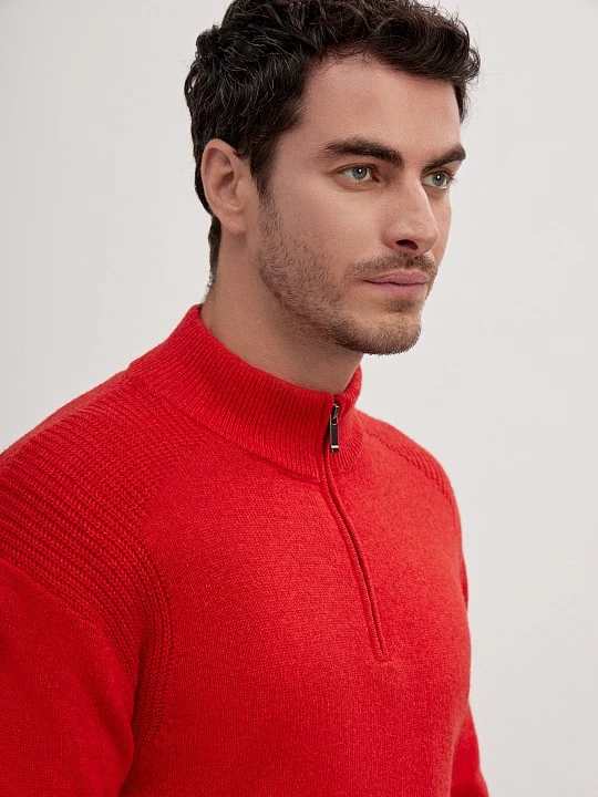 Джемпер с воротником на молнии 20line арт. IJM0048VY1