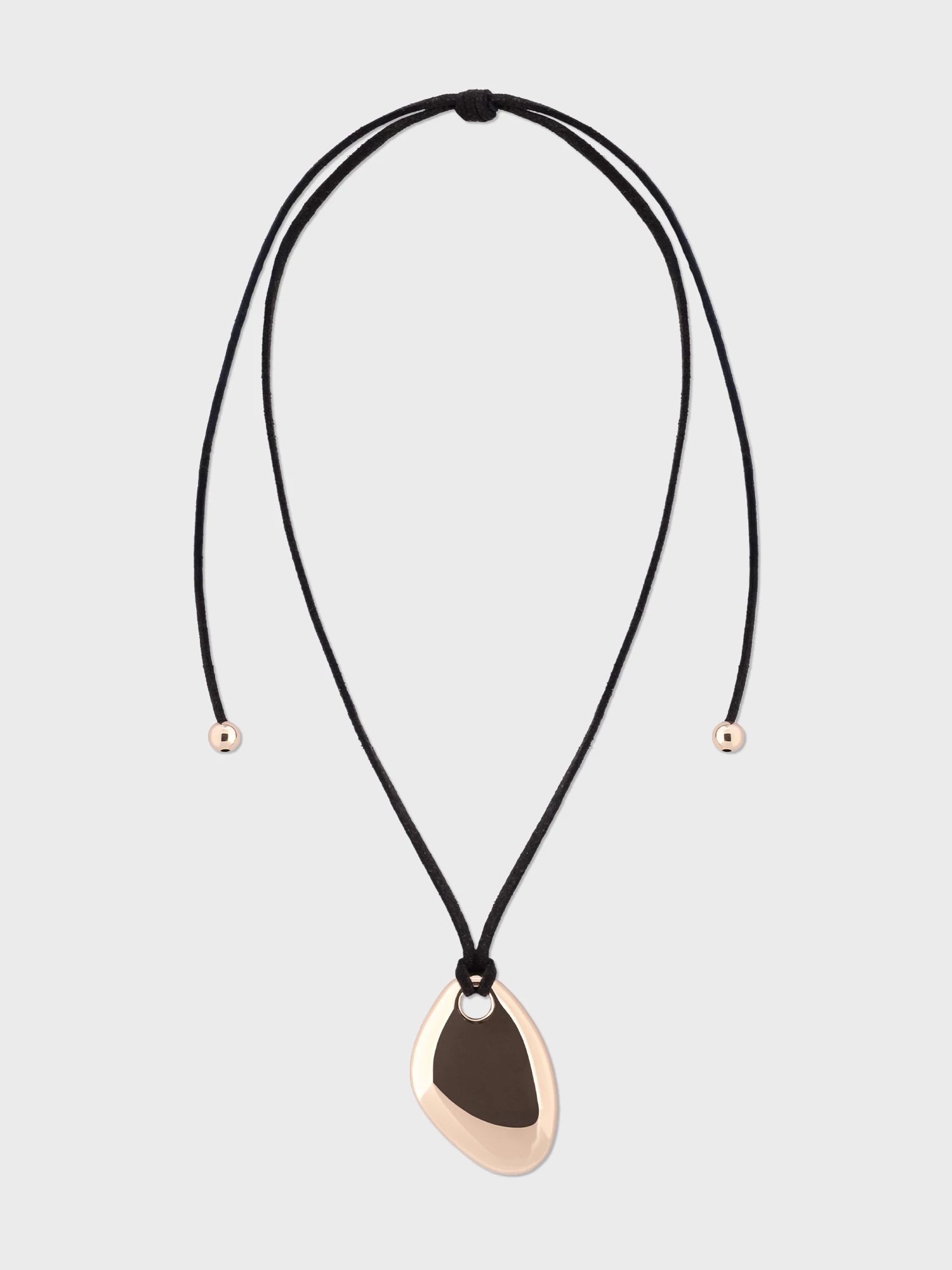 Золотистый кулон на шнуре Elis арт. SG0007