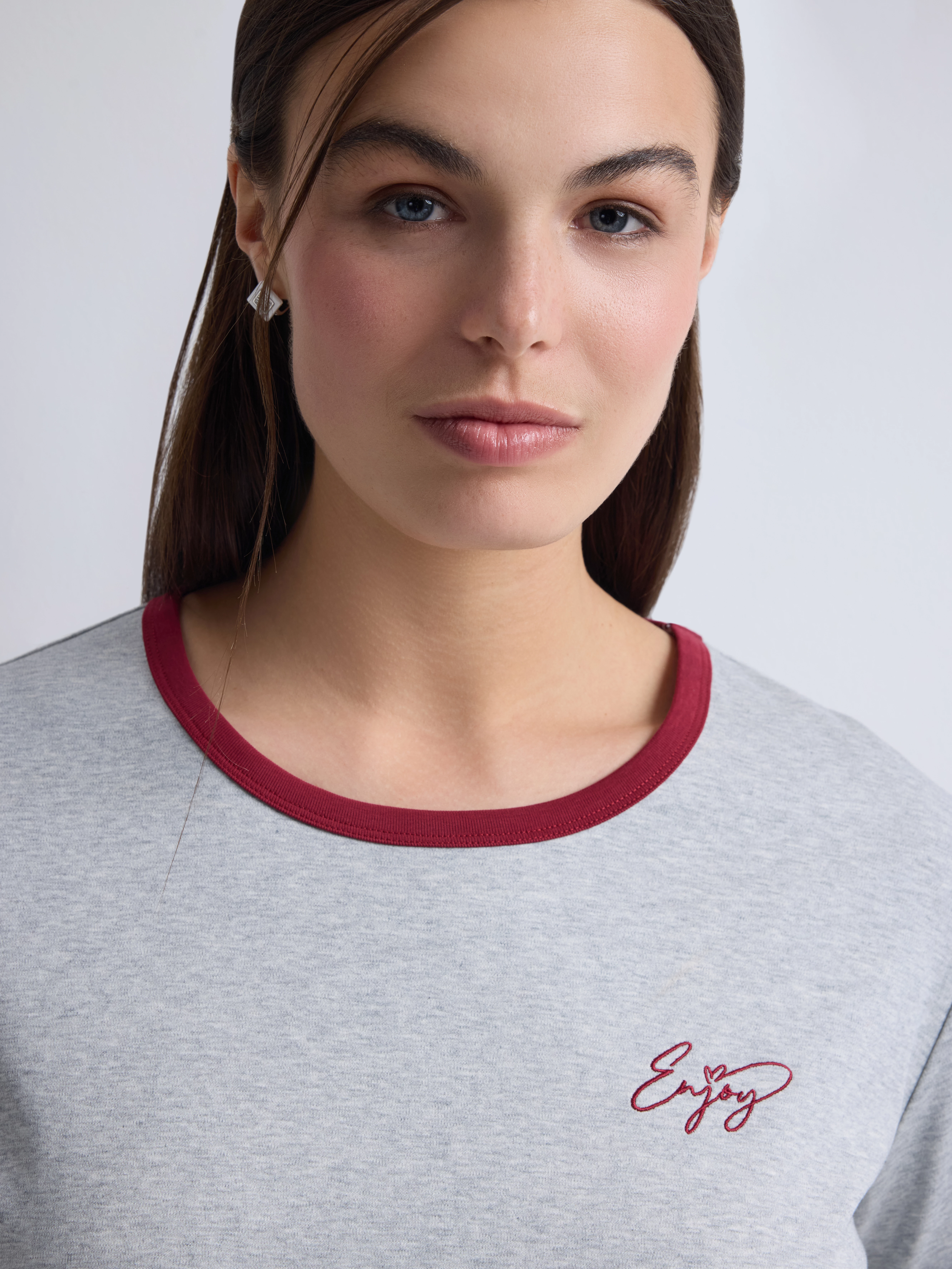 Футболка из 100% хлопка с кантом Lalis арт. TS0225KY1