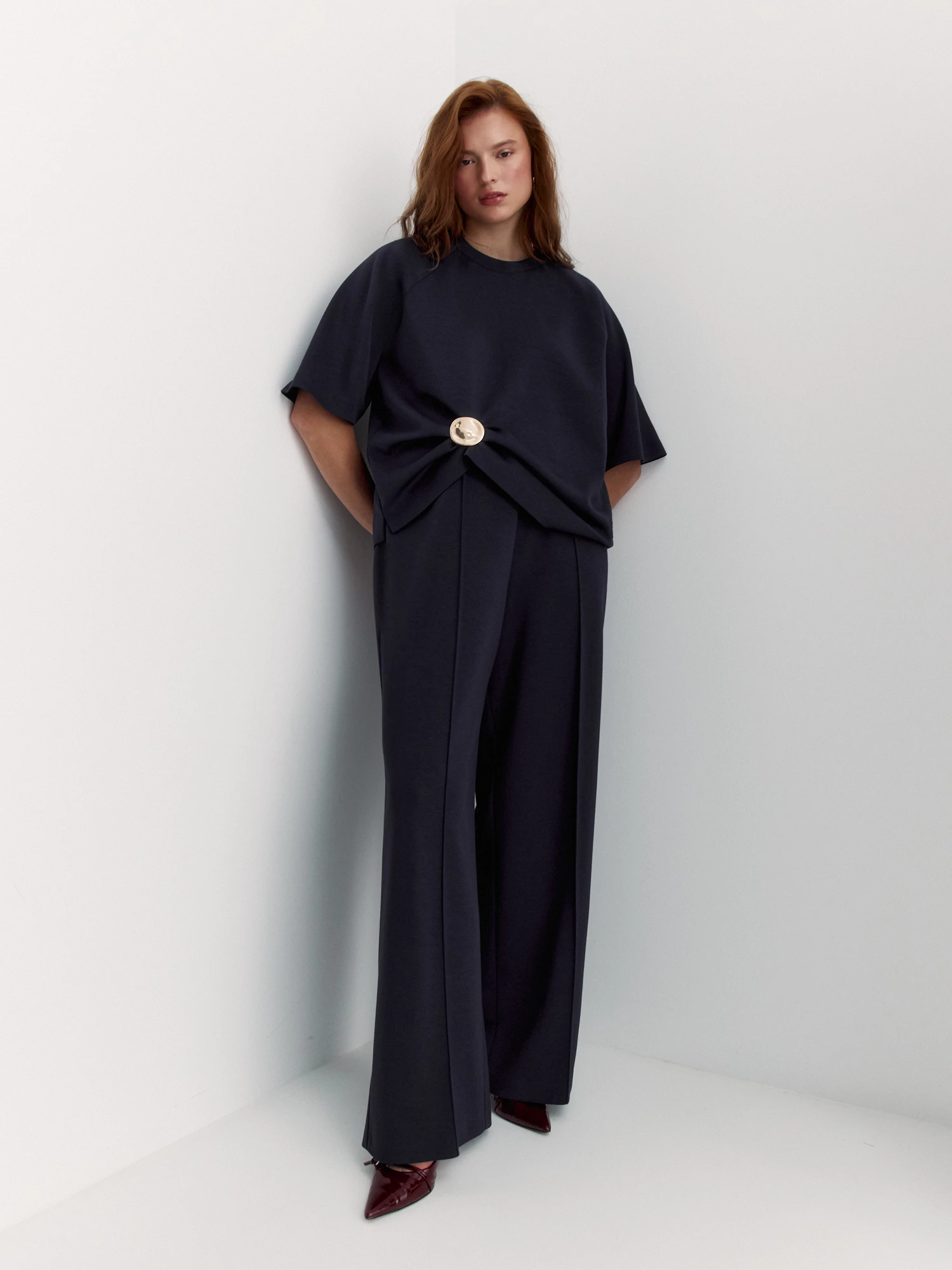 Брюки из мягкого вискозного неопрена Lalis арт. TR0713KP