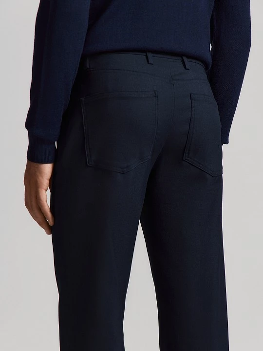 Брюки "5 карманов" из смесовой ткани с вискозой и шерстью 20line арт. ITR0192