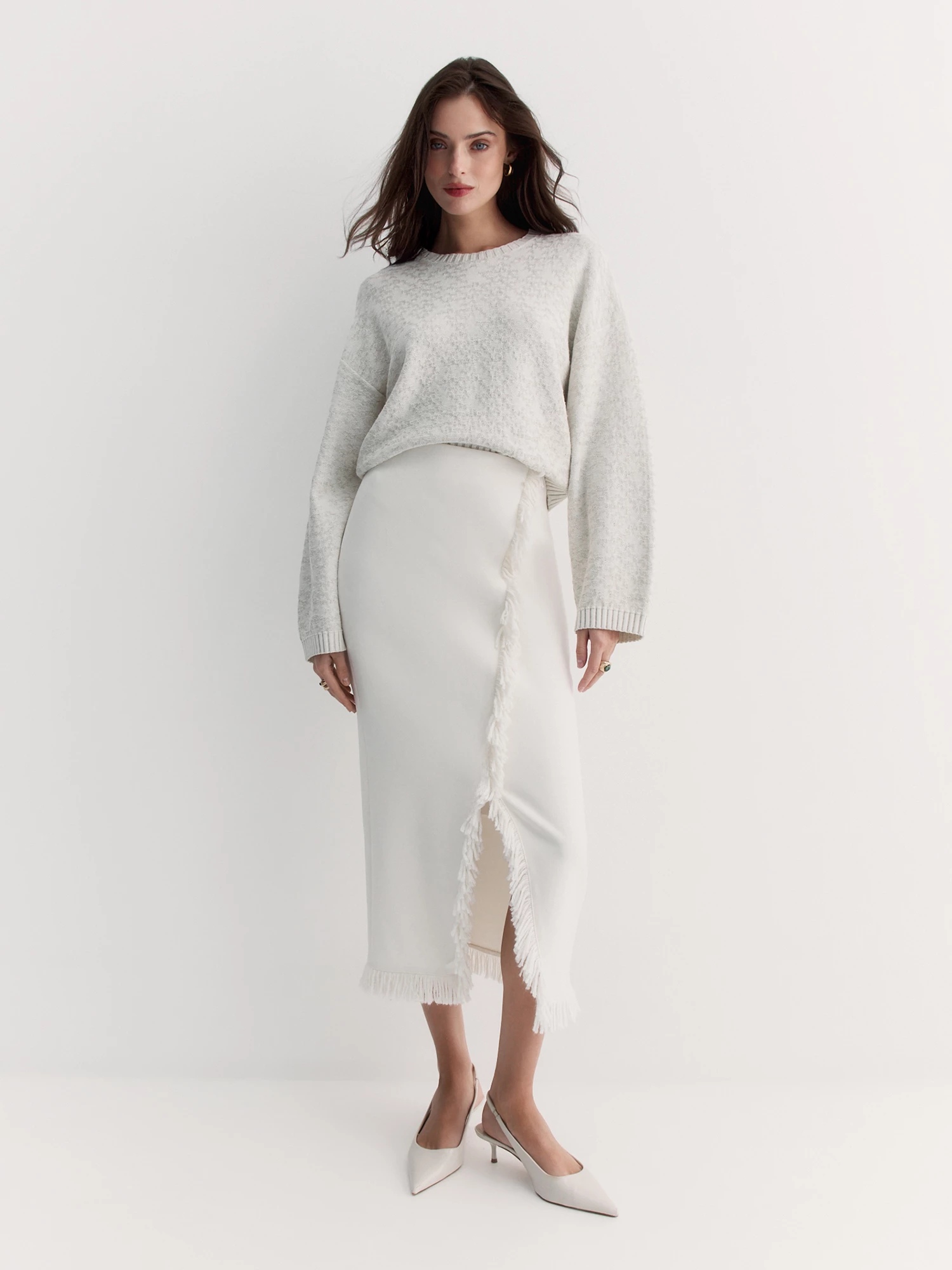 Укороченный джемпер из вискозной пряжи Elis арт. JM0297V