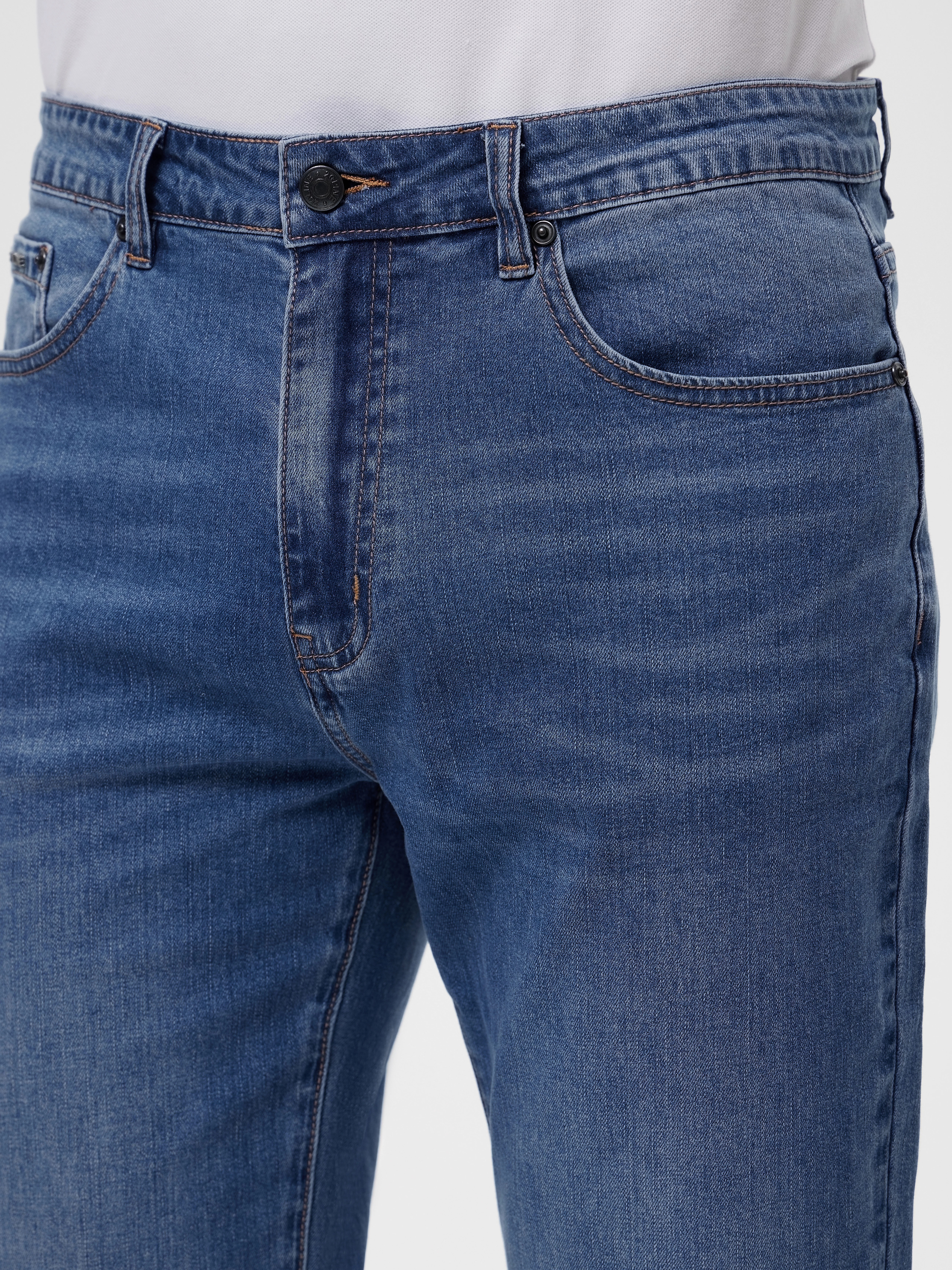 Джинсы-пятикарманники slim fit 20line арт. IDJ0043Y1N