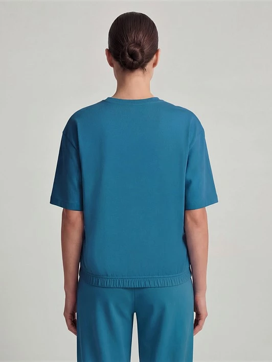 Свитшот с коротким рукавом из вискозного трикотажа Elis арт. BS0085KP