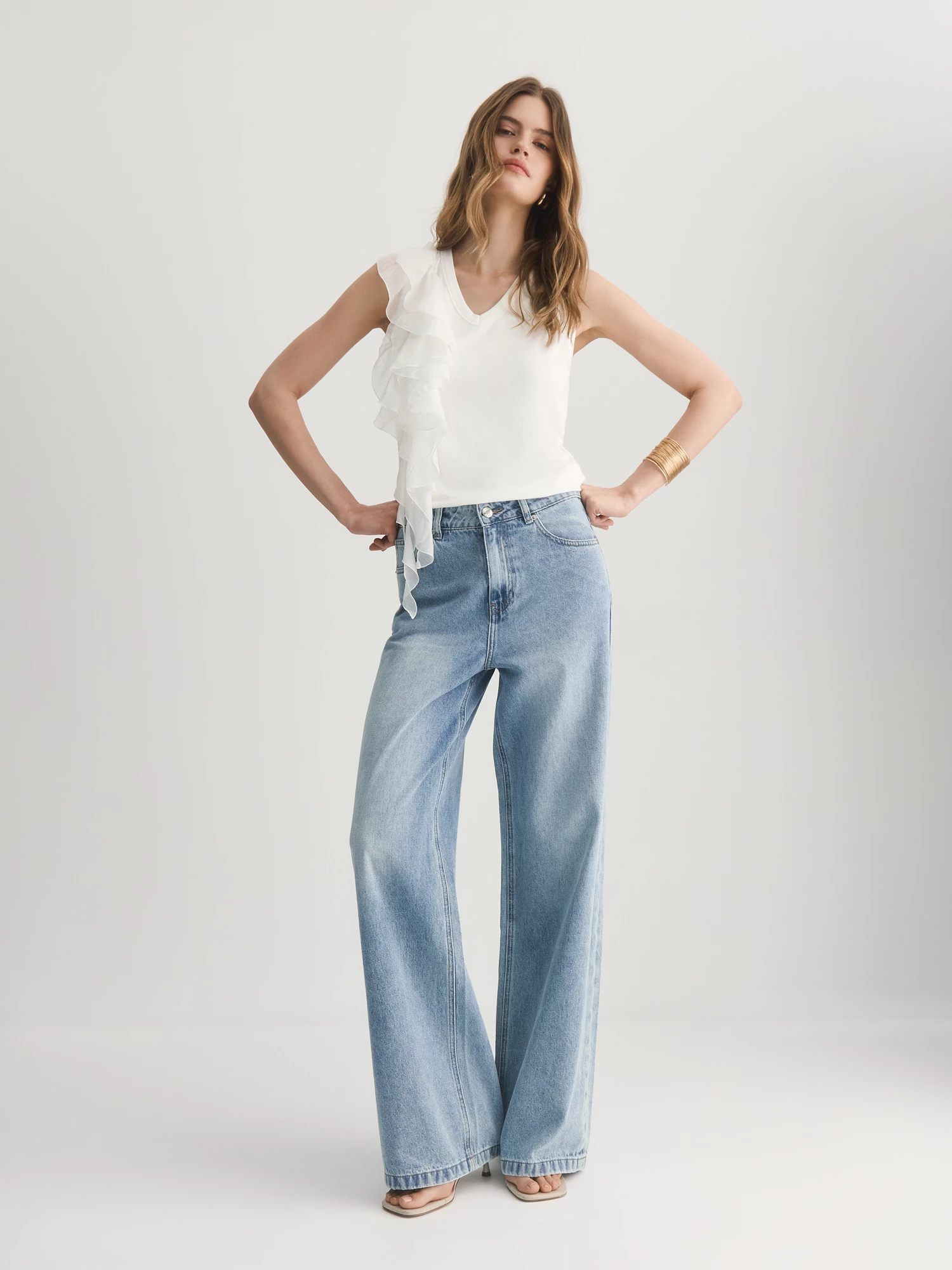 Топ с воздушной рюшей Elis арт. TP0131KR