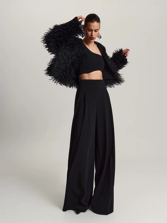 Жакет-болеро с длинным ворсом Elis арт. JC0183