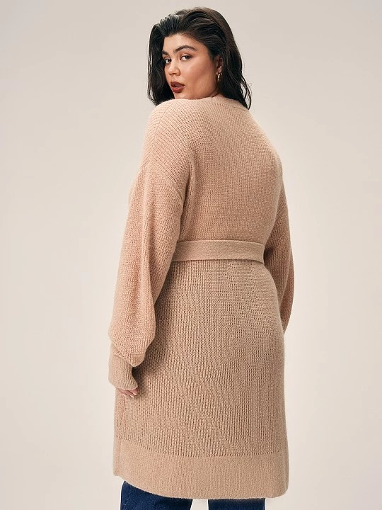 Теплый удлиненный вязаный кардиган Lalis арт. CG0040V1