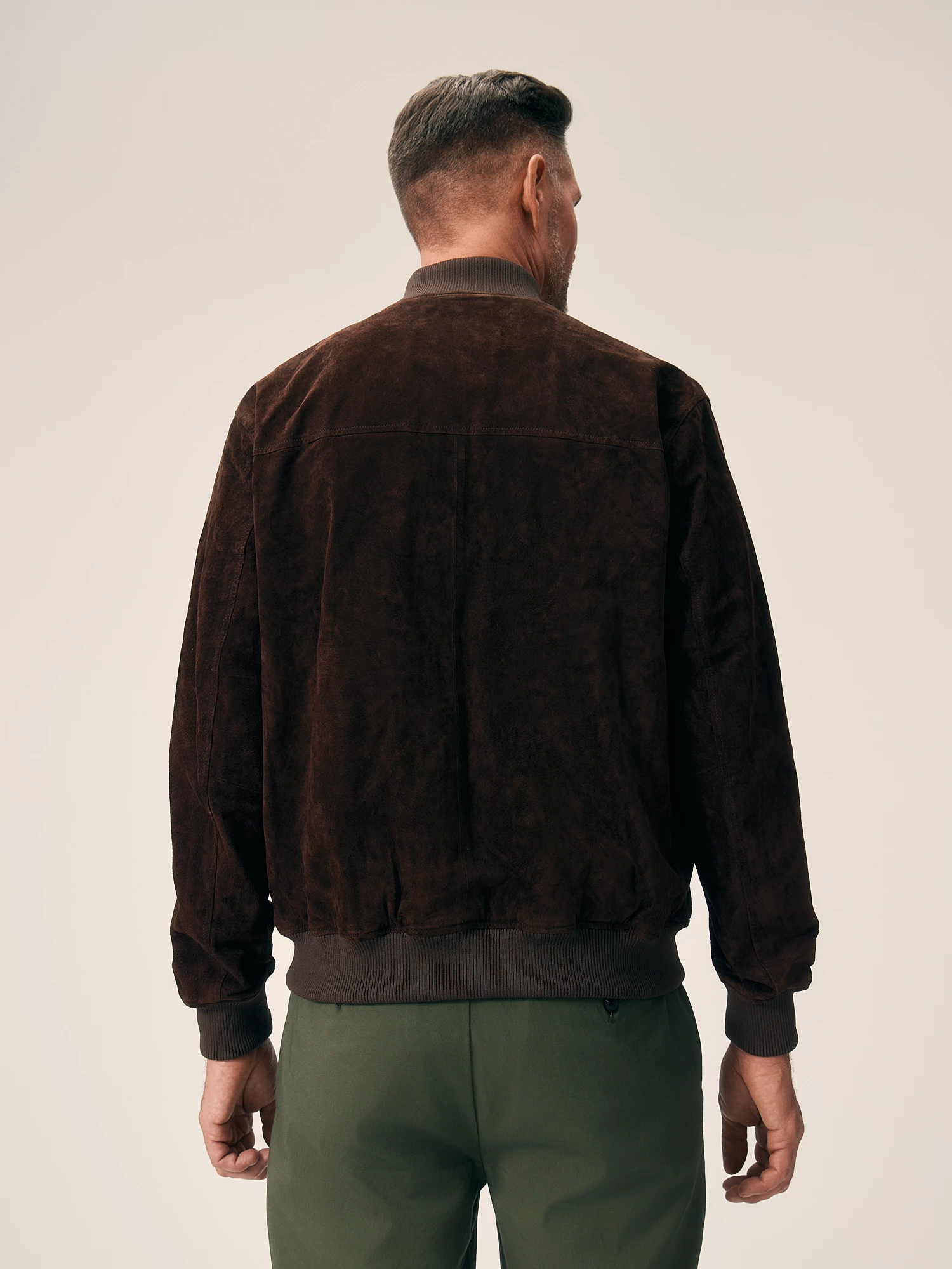 Куртка-бомбер из натуральной замши 20line арт. IBM0014Y1
