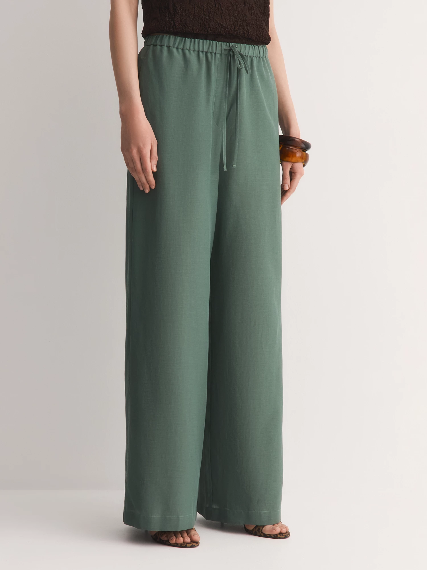 Брюки на резинке из вискозы и хлопка Elis арт. TR0773