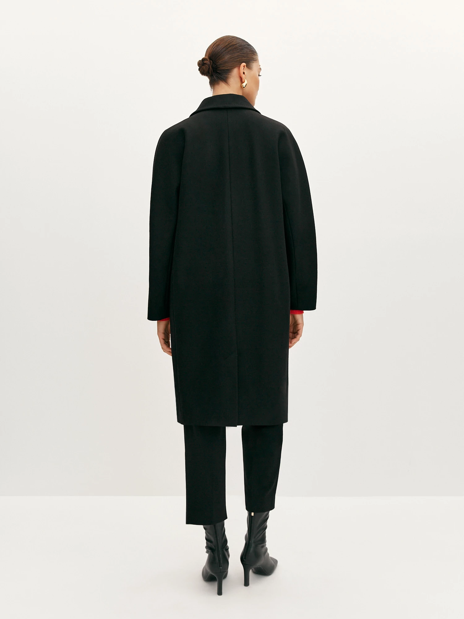 Пальто шерстяное однобортное Lalis арт. PD0055