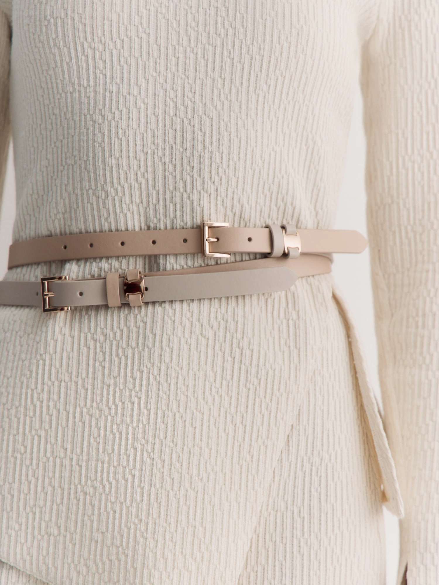 Узкий ремень с металлической шлевкой Elis арт. RM0120