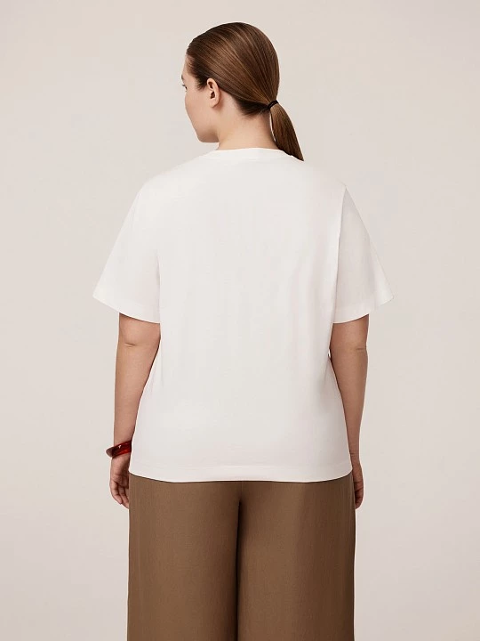 Футболка из натурального хлопка с принтом Lalis арт. TS0125K