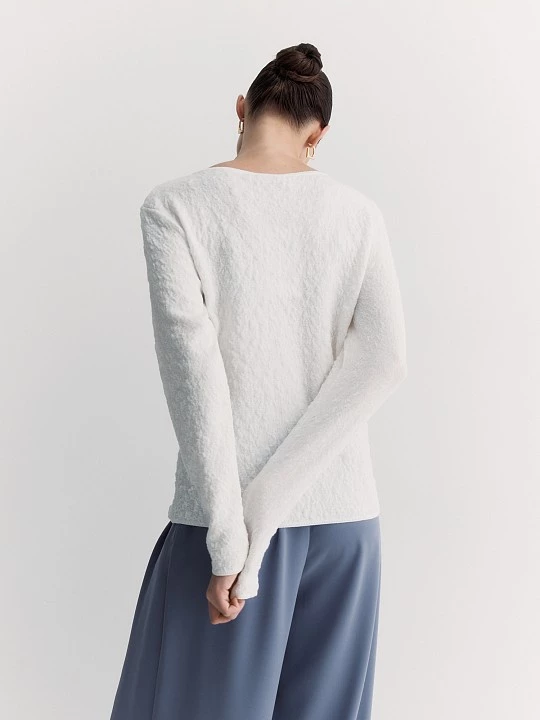 Вязаный воздушный джемпер с 3D-эффектом Elis арт. JM0194V