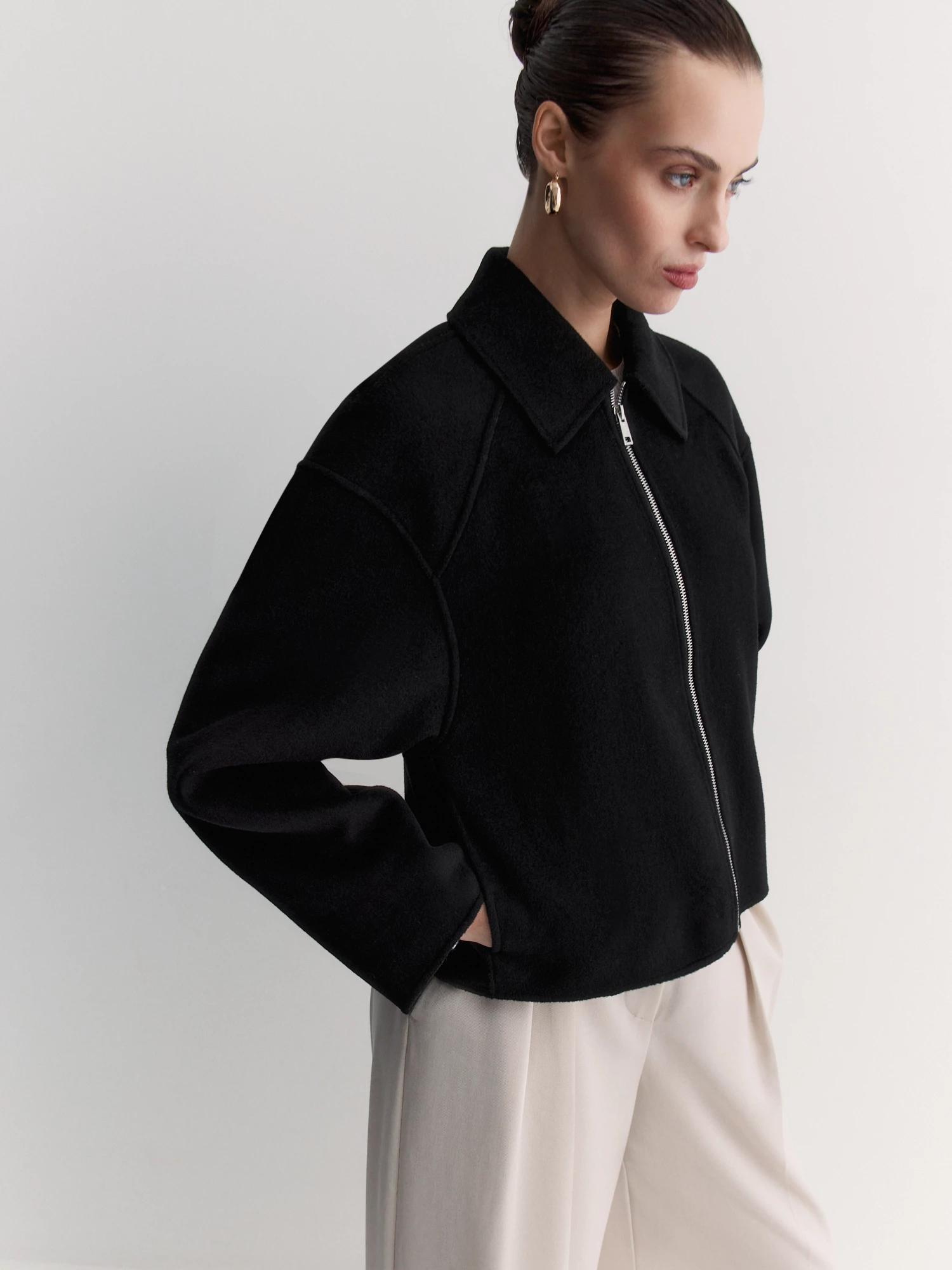 Куртка из шерстяной двойной ткани Elis арт. PS0022Y2